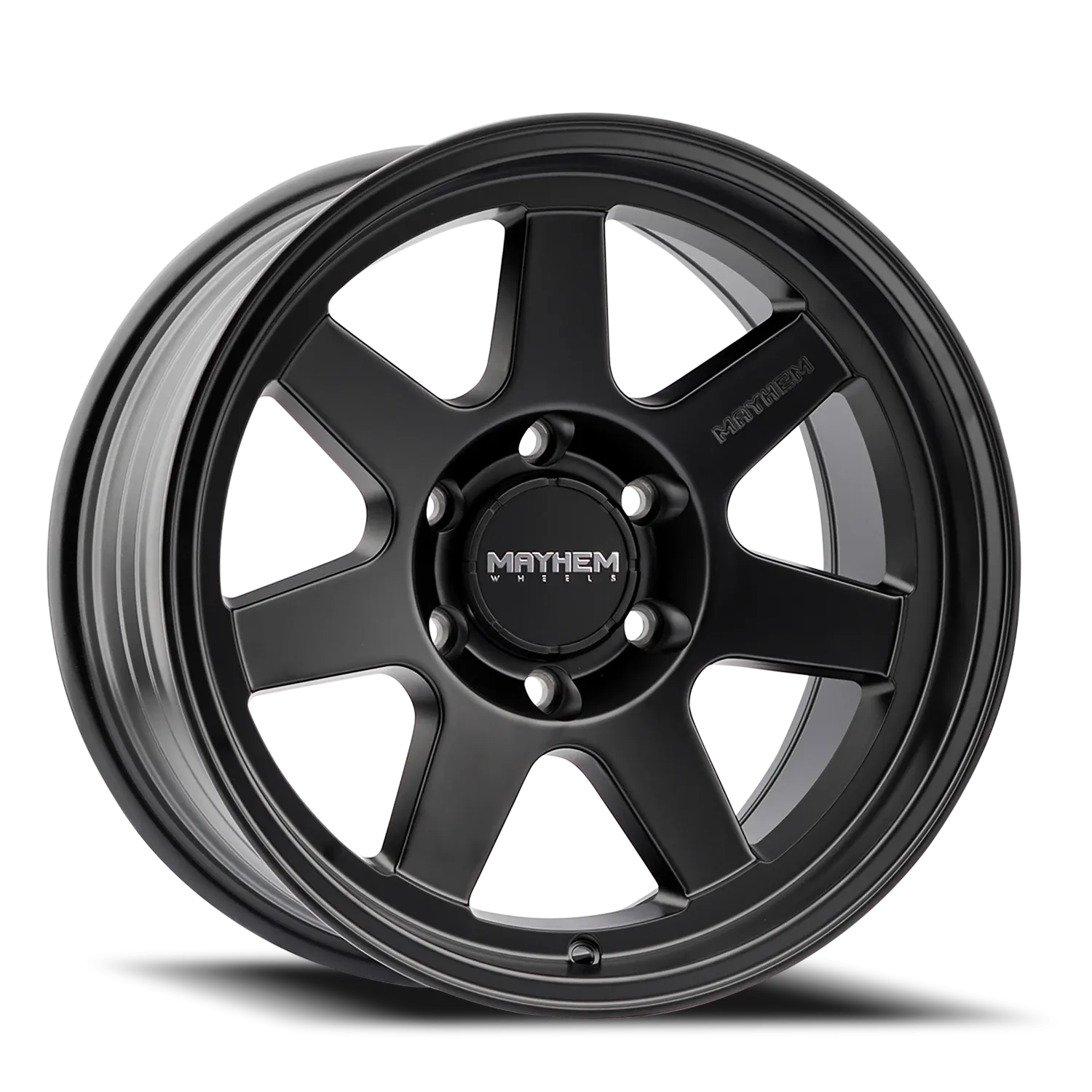 MAYHEM CONVOY 8307 SATIN BLACK 17X9 MATTE BLACK